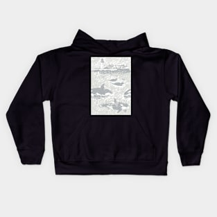 Da Shore Side - Mist Kids Hoodie